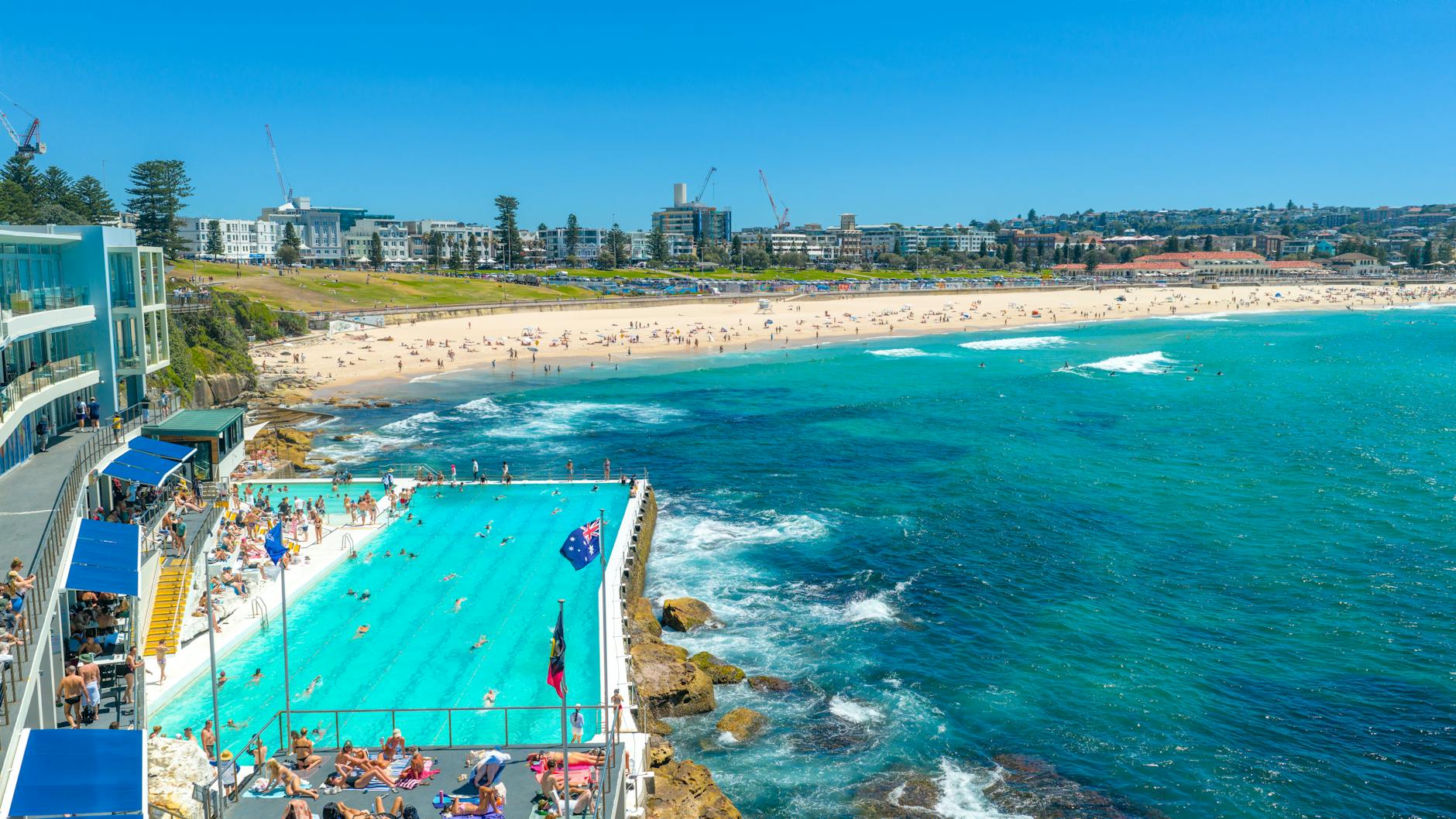 Adelaide pool installation in Glenelg — coastal blocks where saltwater fibreglass pools and pool-spa