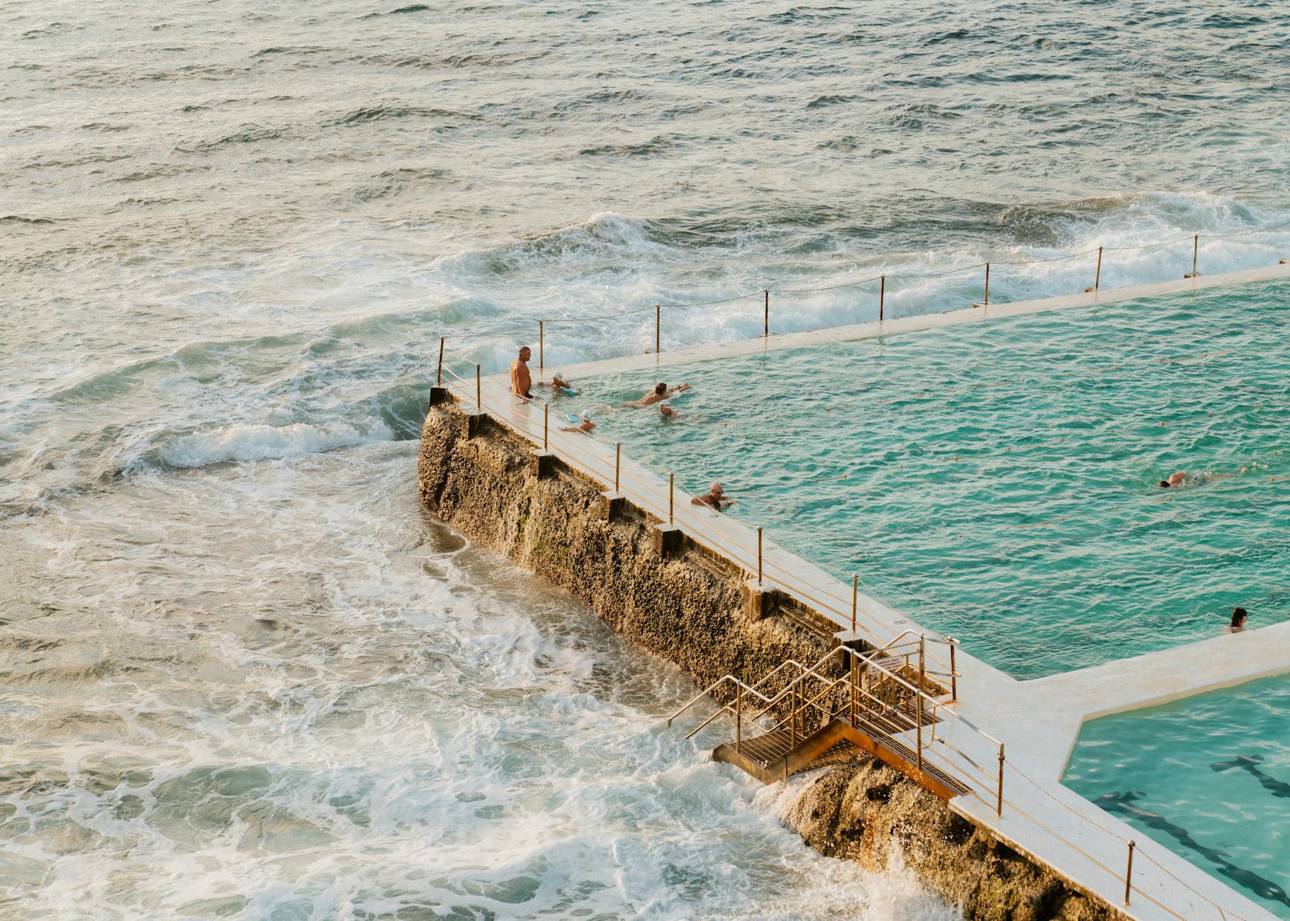 Adelaide pool installation in Henley Beach — coastal cottages and modern rebuilds — lap pools and family-